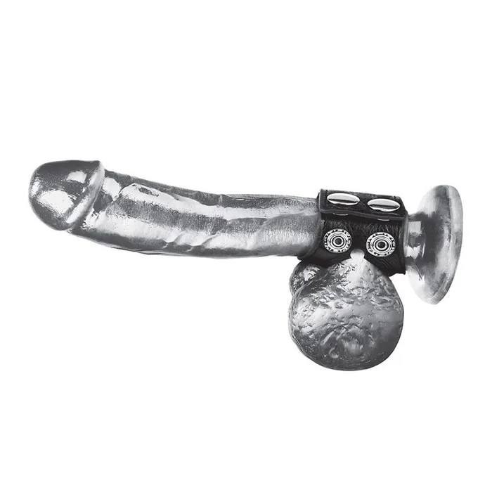 Blue Line Men Male Sex Toys 15 Cock Ring with Ball Strap