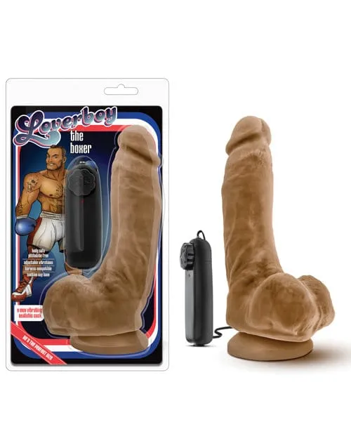 Blush Loverboy The Boxer 9 Vibrating Realistic Cock Mocha Blush Novelties Dildos Blush Loverboy The Boxer 9 Vibrating Realistic Cock Mocha Blush Novelties Dildos
