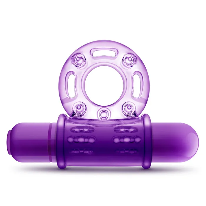 Blush Novelties Couples Play With Me Couples Play Vibrating Cock Ring Purple Blush Novelties Couples Play With Me Couples Play Vibrating Cock Ring Purple