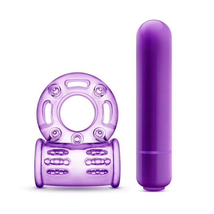 Blush Novelties Couples Play With Me Couples Play Vibrating Cock Ring Purple Blush Novelties Couples Play With Me Couples Play Vibrating Cock Ring Purple