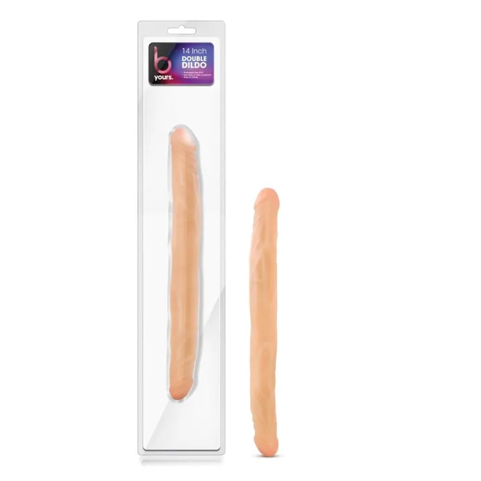 Blush Novelties Dildos B Yours 14 Double Dildo Beige