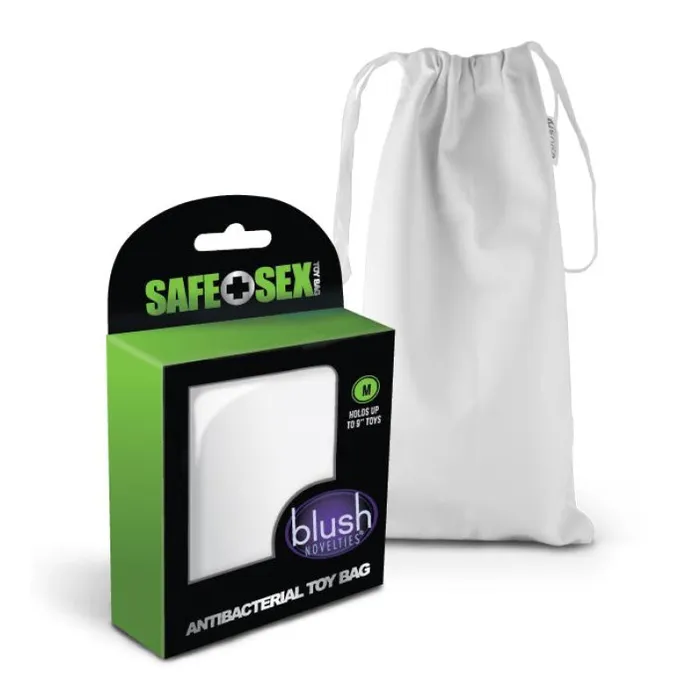 Blush Novelties Male Sex Toys Safe Sex Antibacterial Toy Bag Medium Each