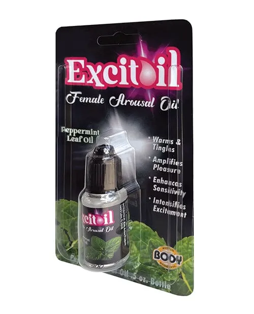 Body Action Products Female Sex Toys Body Action Excitoil Peppermint Arousal Oil 5 oz Bottle Carded Body Action Products Female Sex Toys Body Action Excitoil Peppermint Arousal Oil 5 oz Bottle Carded