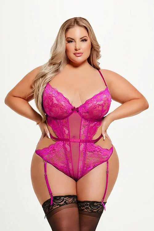 Bombshell Harlow Teddy in Pink House of Desire Vibrators