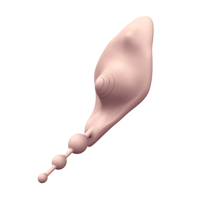 Butterfly Clit and G Spot Vibrator with Anal Beads for Panties W8 Touch Honey Female Sex Toys Butterfly Clit and G Spot Vibrator with Anal Beads for Panties W8 Touch Honey Female Sex Toys