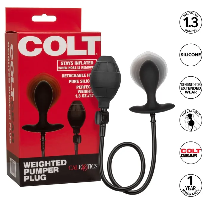 Calexotics Colt Weighted Pumper Plug Anal Calexotics Colt Weighted Pumper Plug Anal