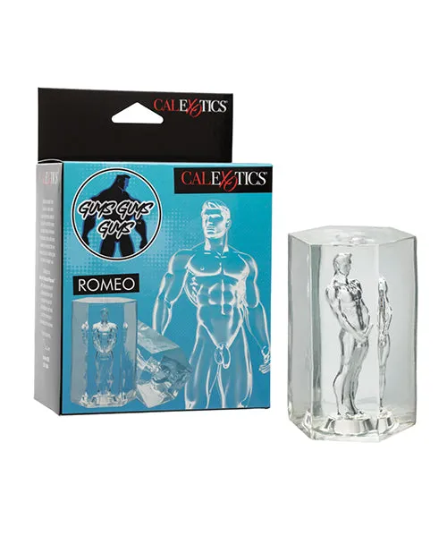 CalExotics Guys Guys Guys Romeo Masturbator Clear Male Sex Toys