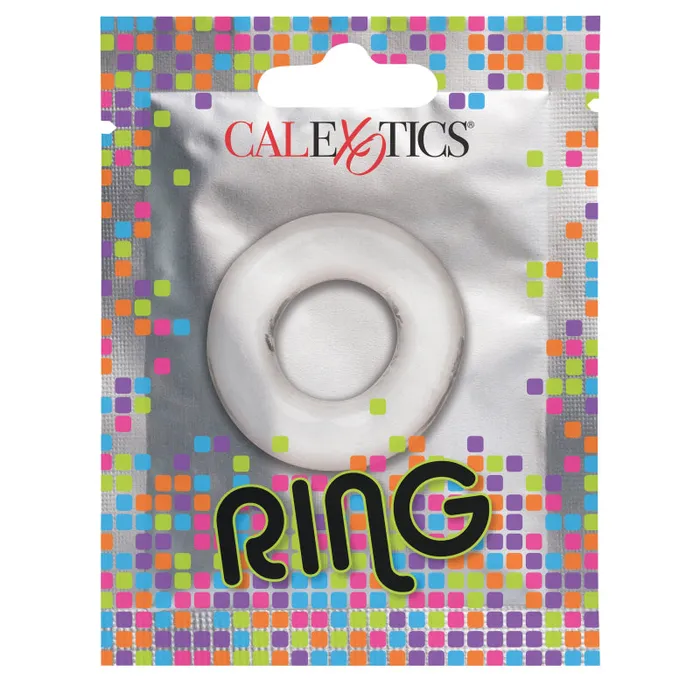 Calexotics Male Sex Toys Foil Pack Ring Clear