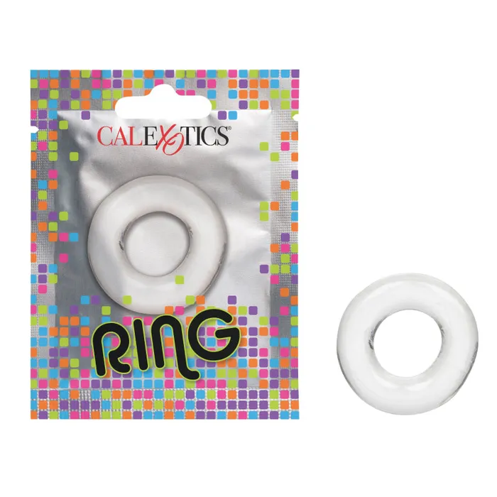 Calexotics Male Sex Toys Foil Pack Ring Clear Calexotics Male Sex Toys Foil Pack Ring Clear