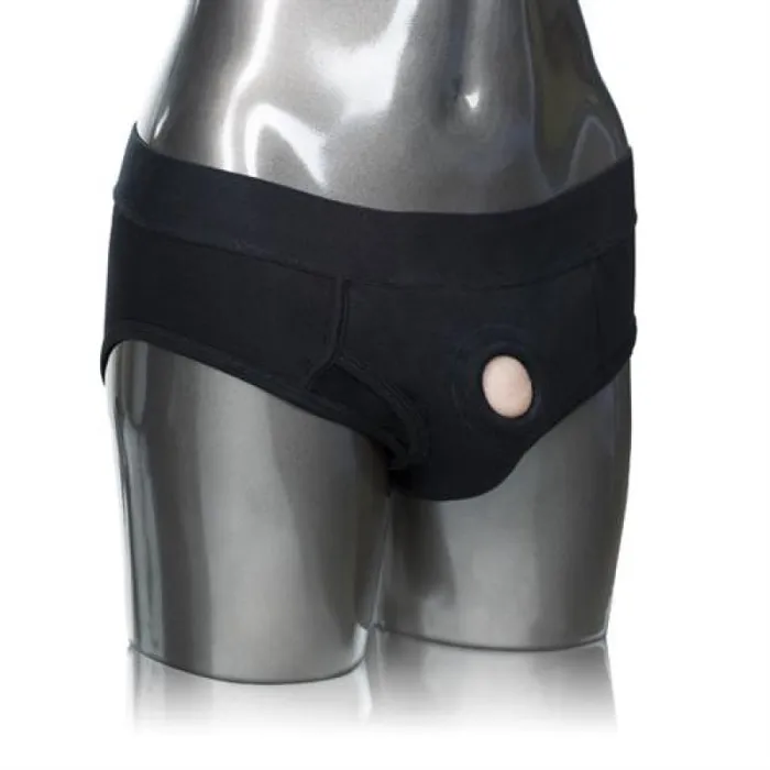 CalExotics Mens Underwear Packer Gear Brief Harness Largeextra Large Black CalExotics Mens Underwear Packer Gear Brief Harness Largeextra Large Black
