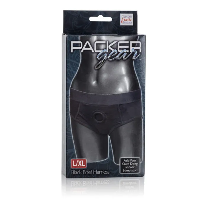 CalExotics Mens Underwear Packer Gear Brief Harness Largeextra Large Black CalExotics Mens Underwear Packer Gear Brief Harness Largeextra Large Black
