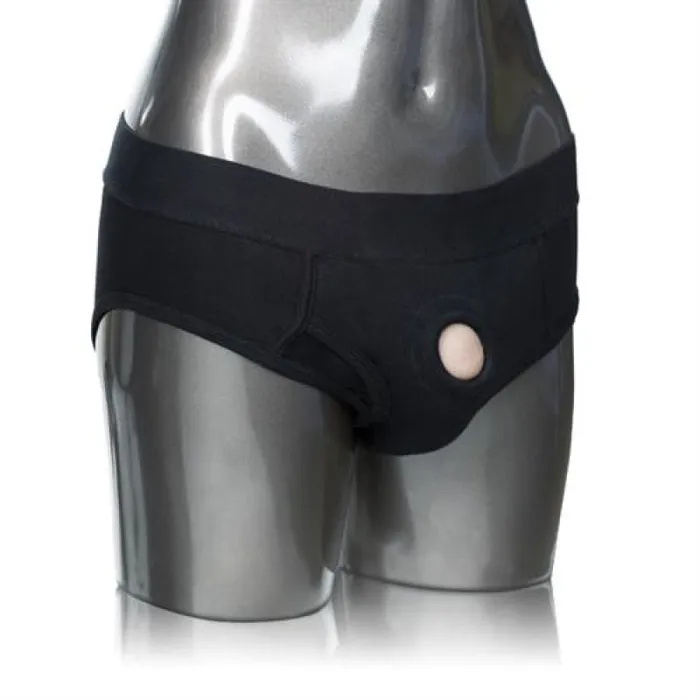 CalExotics Mens Underwear Packer Gear Brief Harness Largeextra Large Black CalExotics Mens Underwear Packer Gear Brief Harness Largeextra Large Black
