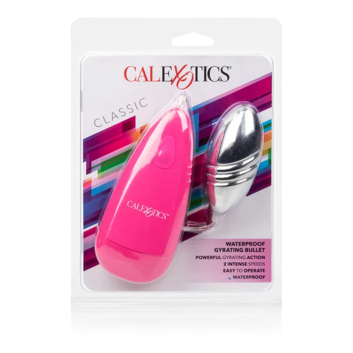 CalExotics Vibrators Waterproof Gyrating Bullet Pink