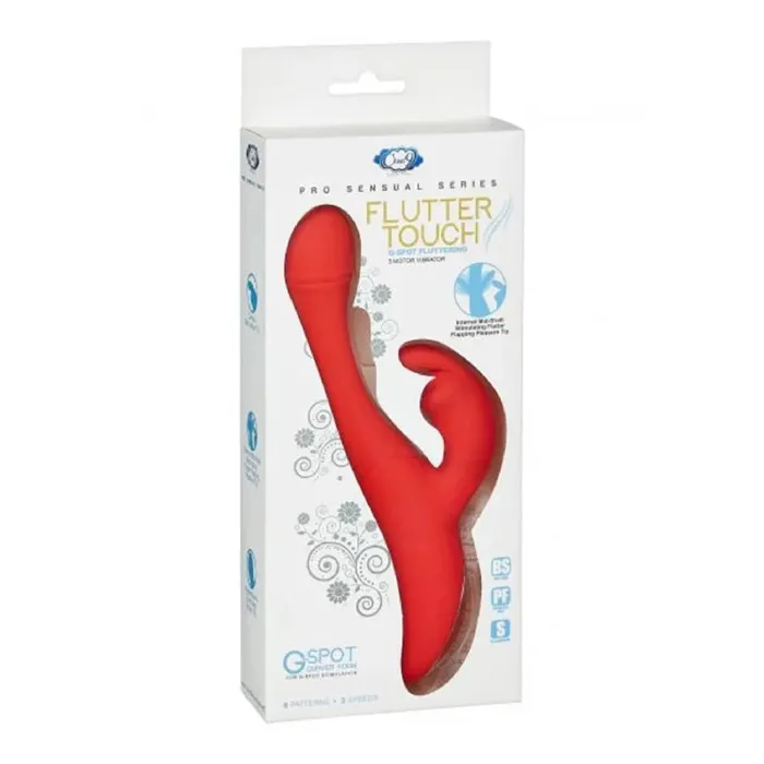 Cloud 9 Novelties Vibrators Flutter Touch Rabbit Red