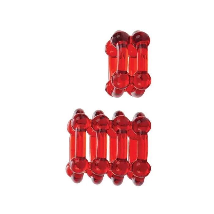 Colt Enhancer Rings Red CalExotics Vibrators Colt Enhancer Rings Red CalExotics Vibrators