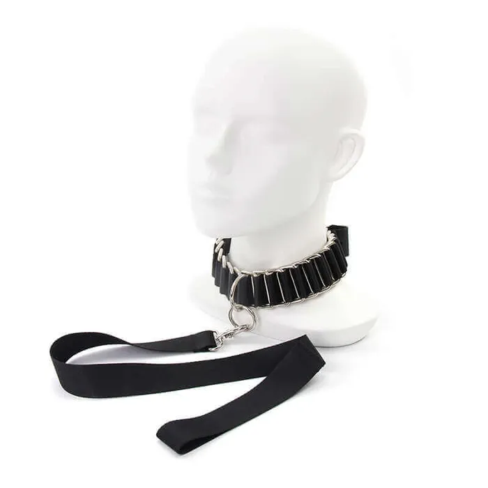 Couples ROOMFUN Roomfun Leather Bondage Sex Collar