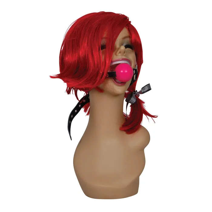 Couples Sex Kitten Sex Kitten Silicone Ball Gag Pink
