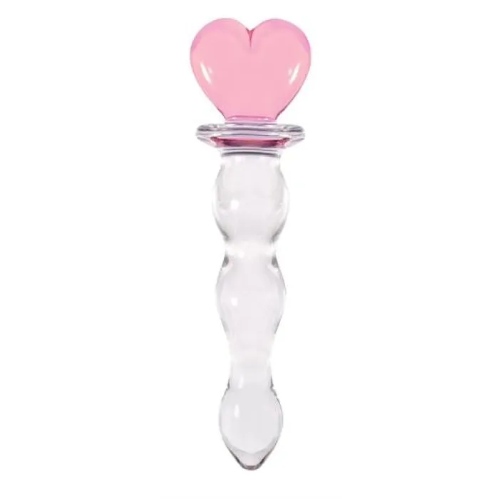 Crystal Heart of Glass Pink nsnovelties Anal