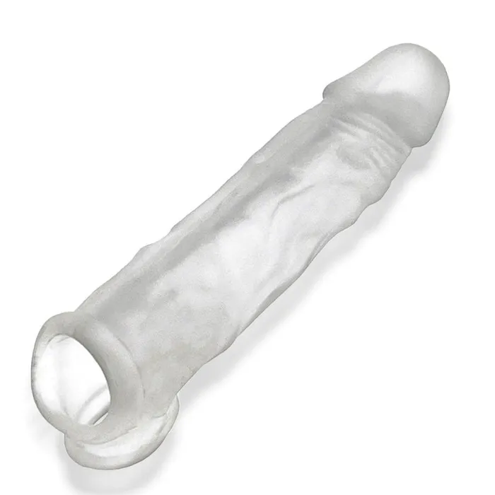 Dicker UltraSlim Cocksheath Clear Ice Oxballs Dildos