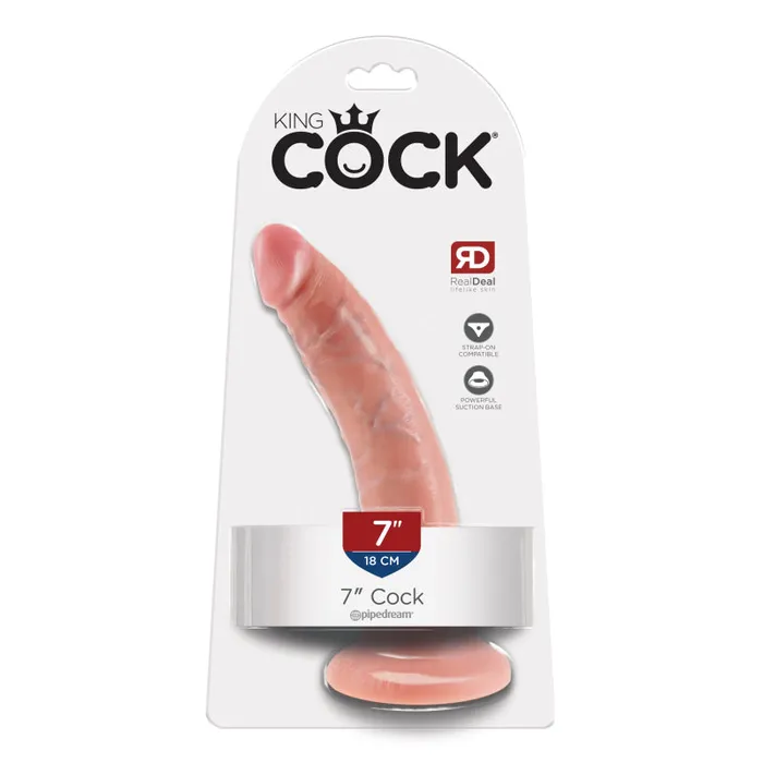 Dildos Pipedream King Cock 7Inch Cock Flesh Dildos Pipedream King Cock 7Inch Cock Flesh
