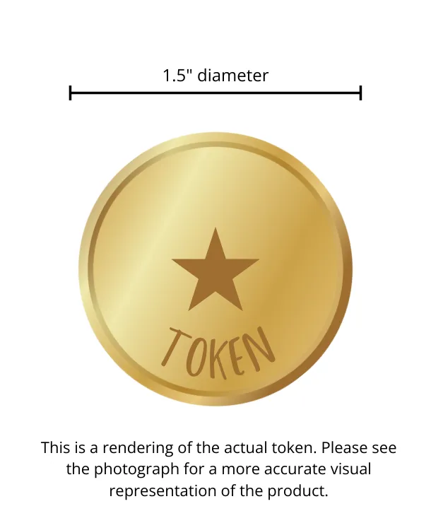 Dirty Grove by Hazel Grove Fuck My Mouth Sexy Time Token in Gold Female Sex Toys