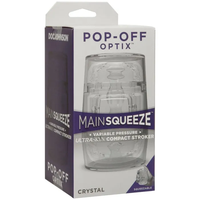 Doc Johnson Anal Main Squeeze PopOff Optix Crystal