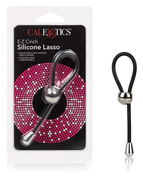 Ez Cinch Silicone Lasso Black CalExotics Anal
