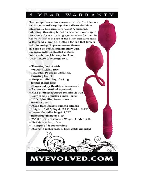 Evolved Novelties Vibrators Evolved Wild Rose Red Evolved Novelties Vibrators Evolved Wild Rose Red