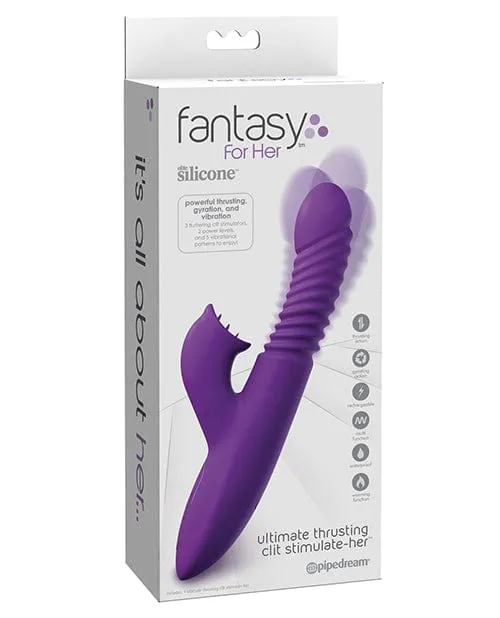 Fantasy For Her Ultimate Thrusting Clit Stimulateher Purple Pipedream Products Vibrators Fantasy For Her Ultimate Thrusting Clit Stimulateher Purple Pipedream Products Vibrators