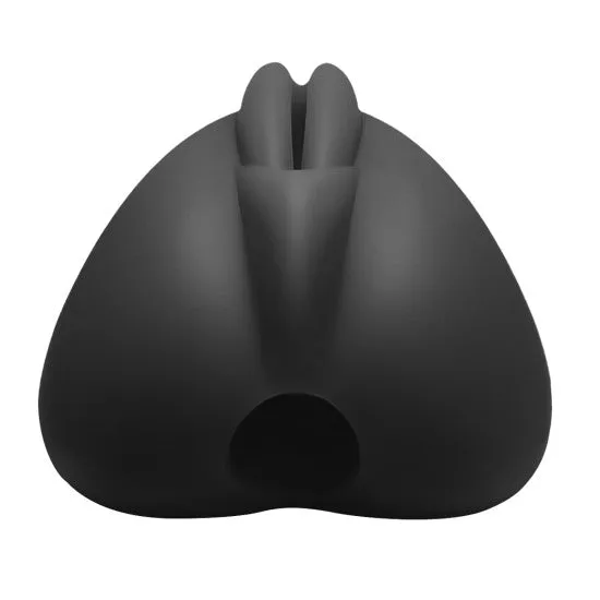 Female Sex Toys Bananapants Lippi Bullet Sleeve StrapOn Accessory Grinding Pad in Black