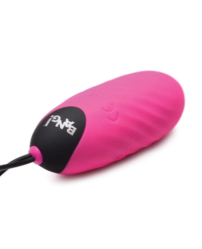 Female Sex Toys Bang 28X Swirl Silicone Egg with Remote Control Pink XR Brands Female Sex Toys Bang 28X Swirl Silicone Egg with Remote Control Pink XR Brands