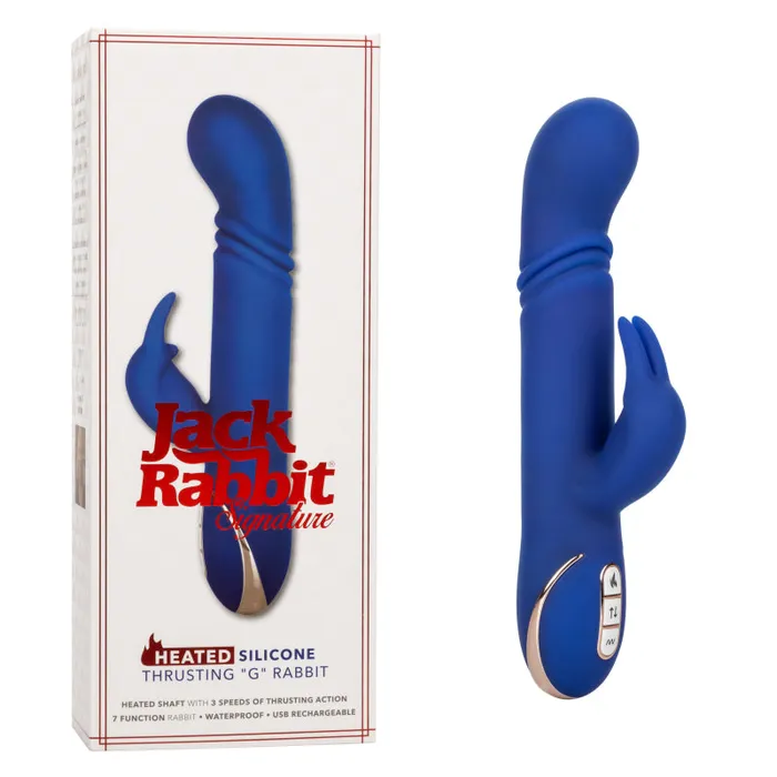 Female Sex Toys Jack Rabbit Signature Heated Silicone Thrusting G Rabbit CalExotics Female Sex Toys Jack Rabbit Signature Heated Silicone Thrusting G Rabbit CalExotics