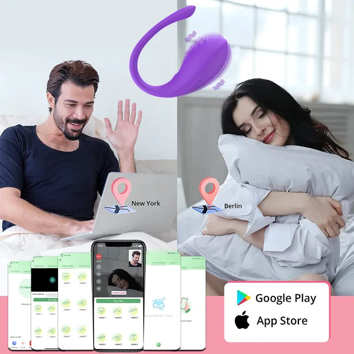 Female Sex Toys Touch Honey Bluetooth APP Vibrators Egg Wireless Remote Control G Spot Clitoris Stimulator Massager