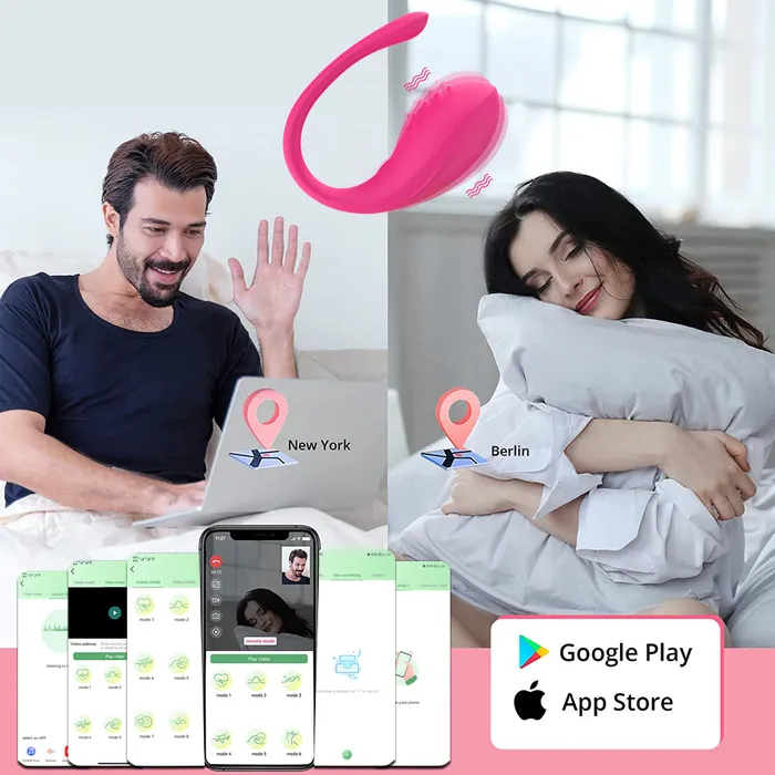 Female Sex Toys Touch Honey Bluetooth APP Vibrators Egg Wireless Remote Control G Spot Clitoris Stimulator Massager
