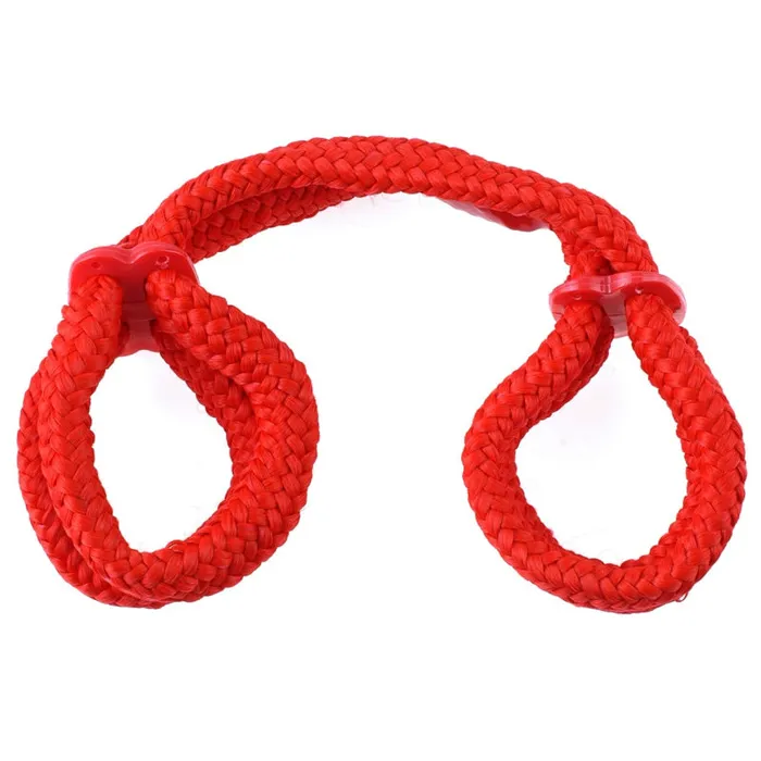 Fetish Fantasy Series Silk Rope Love Cuffs Red Pipedream Couples Fetish Fantasy Series Silk Rope Love Cuffs Red Pipedream Couples