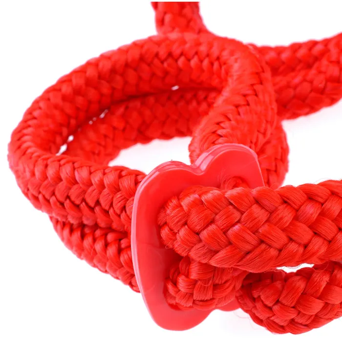 Fetish Fantasy Series Silk Rope Love Cuffs Red Pipedream Couples Fetish Fantasy Series Silk Rope Love Cuffs Red Pipedream Couples