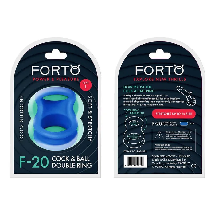 FORTO Vibrators FORTO F20 6077mm Ball Stretcher Blue