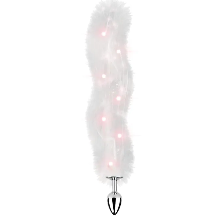 Foxy Tail Light Up Faux Fur Butt Plug White Plug White Hott Products Anal Foxy Tail Light Up Faux Fur Butt Plug White Plug White Hott Products Anal