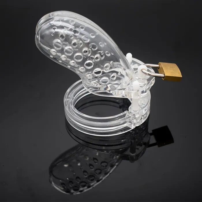 FRRK Male Sex Toys FRRK24 Short Colorful Male Chastity Cage Penis Cage ABS Resin Cock Lock