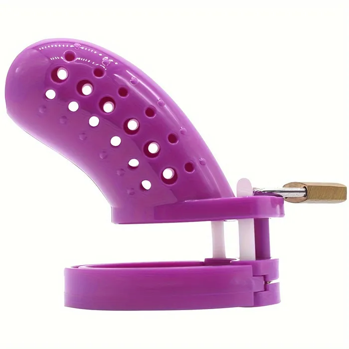 FRRK Male Sex Toys FRRK24 Short Colorful Male Chastity Cage Penis Cage ABS Resin Cock Lock