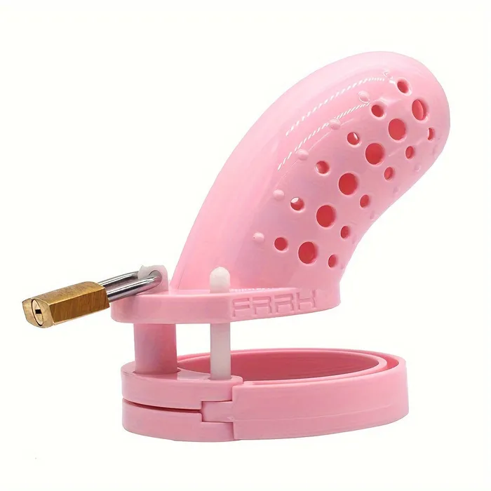 FRRK Male Sex Toys FRRK24 Short Colorful Male Chastity Cage Penis Cage ABS Resin Cock Lock