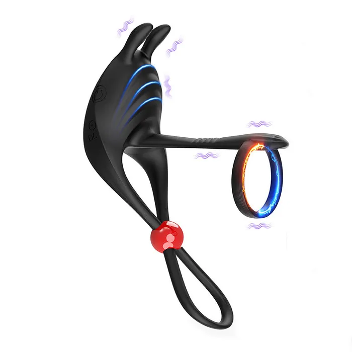 HGOD II double vibration lock fine ring remote control Hgod Male Sex Toys