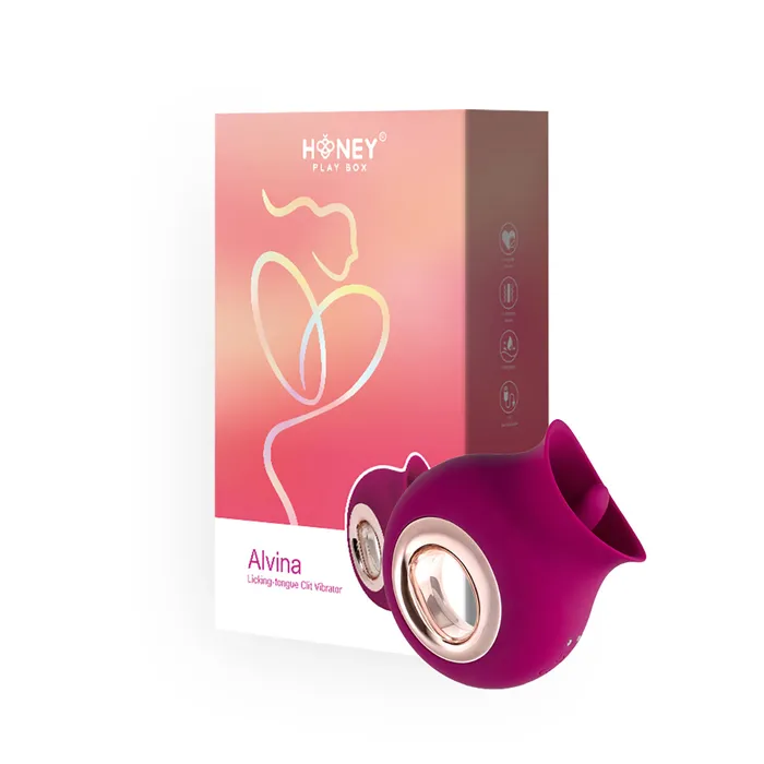 Honey Play Box Alvina Luxury Tongue Vibrator Honey Play Box Female Sex Toys