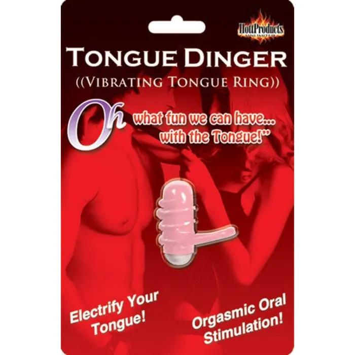 Hott Products Vibrators Tongue Dinger Magenta
