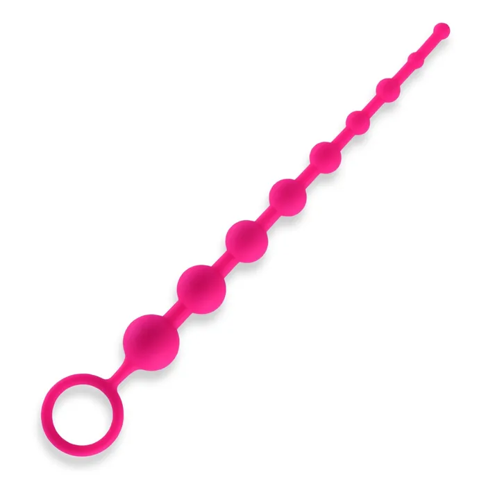 Hustler Male Sex Toys BodySafe Silicone Anal Beads 9 Beads