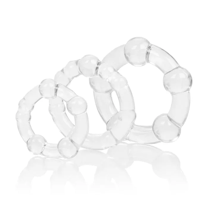 Island Rings Clear CalExotics Dildos Island Rings Clear CalExotics Dildos