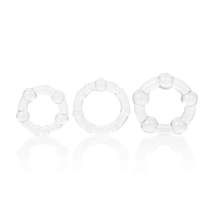 Island Rings Clear CalExotics Dildos Island Rings Clear CalExotics Dildos