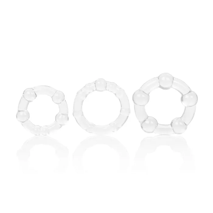 Island Rings Clear CalExotics Dildos Island Rings Clear CalExotics Dildos