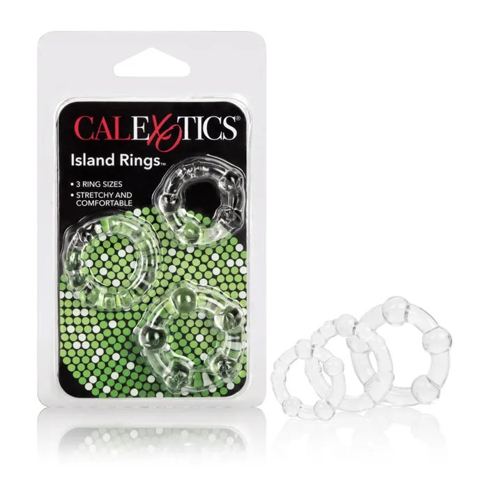 Island Rings Clear CalExotics Dildos Island Rings Clear CalExotics Dildos