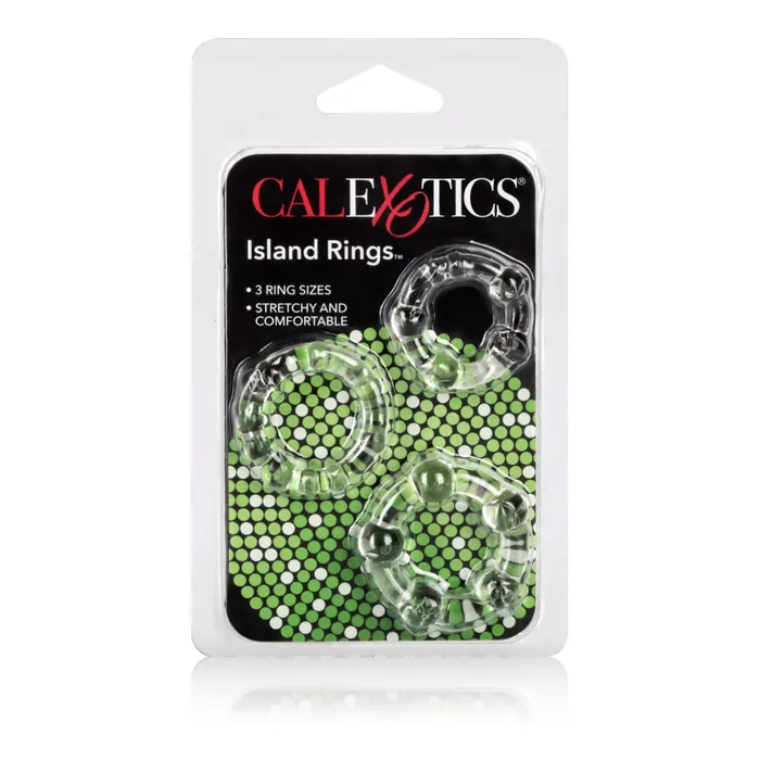 Island Rings Clear CalExotics Dildos Island Rings Clear CalExotics Dildos